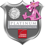 Owens Corning Platinum preferred roofing contractor