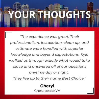 Help us celebrate our 5-star team at Best Choice Roofing Chesapeake, VA, for taking care of our customers! ⭐️⭐️⭐️⭐️⭐️ Contact BCR today to schedule a free roof evaluation.