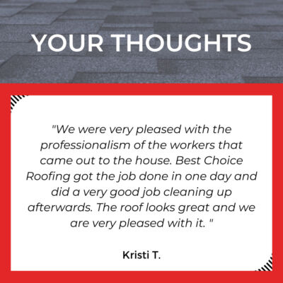 Apart from high quality roof installation and products, providing excellent service to our customers takes priority above all else!